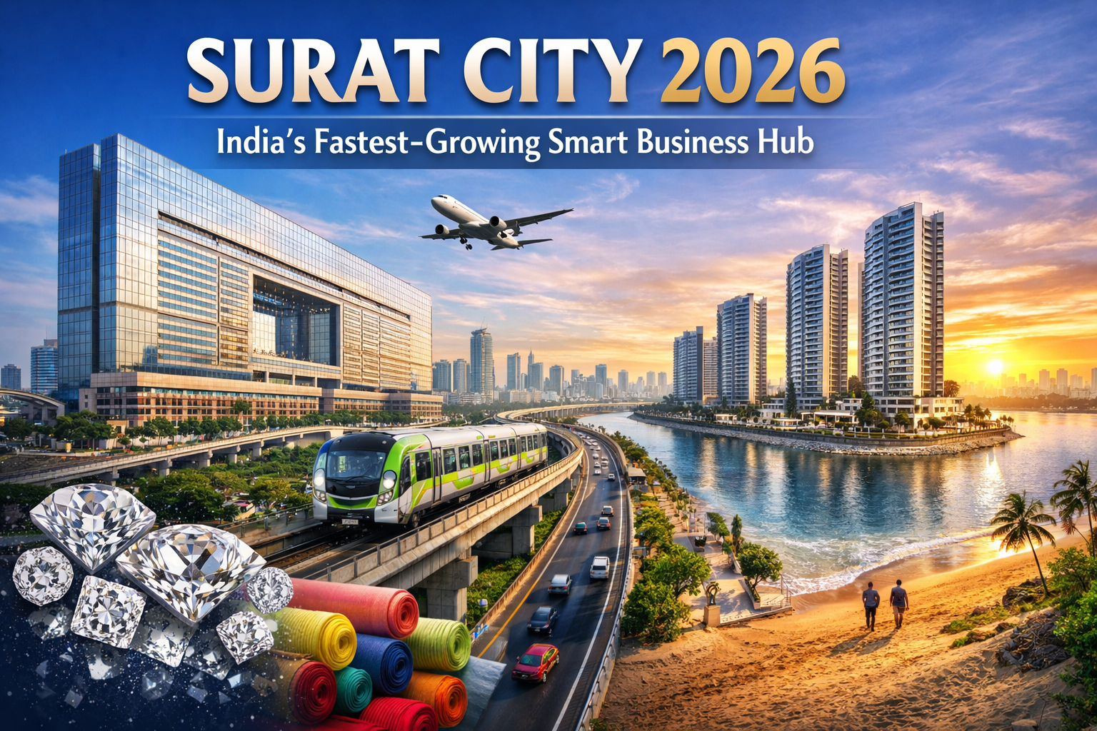 🏙️ Surat City 2026: India’s Fastest-Growing Smart Business Hub